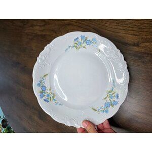 Vintage Walbrzych China Floral Dinner Plate